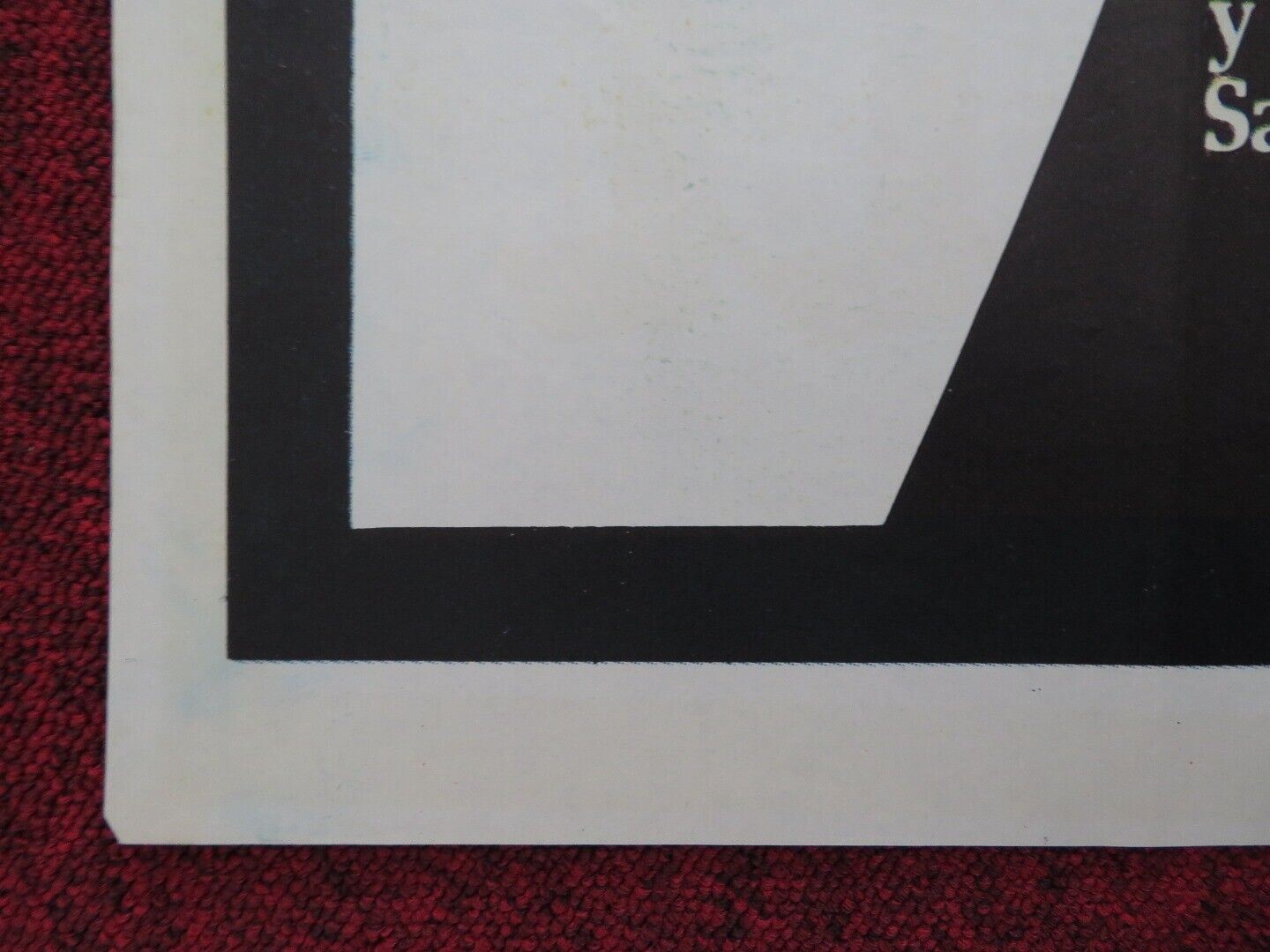 MONSIGNOR ARGENTINA FOLDED ONE SHEET POSTER CHRISTOPHER REEVE 1982 - Rendezvous Cinema