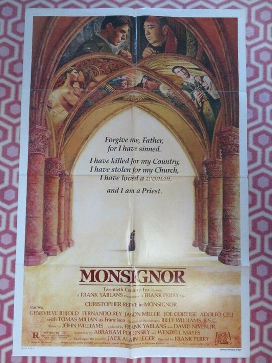 MONSIGNOR US ONE SHEET POSTER CHRISTOPHER REEVE 1982 - Rendezvous Cinema