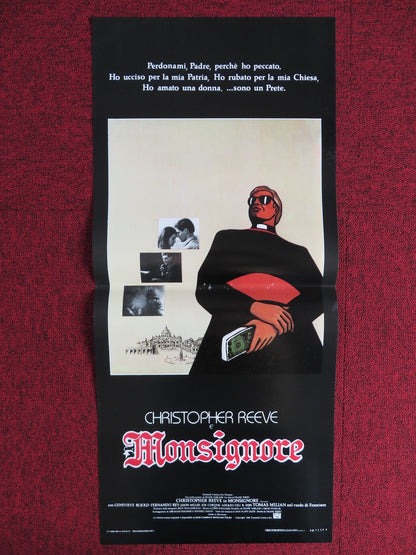 MONSIGNORE ITALIAN LOCANDINA POSTER CHRISTOPHER REEVE GENEVIEVE BUJOLD 1983 Rendezvous Cinema Movie posters
