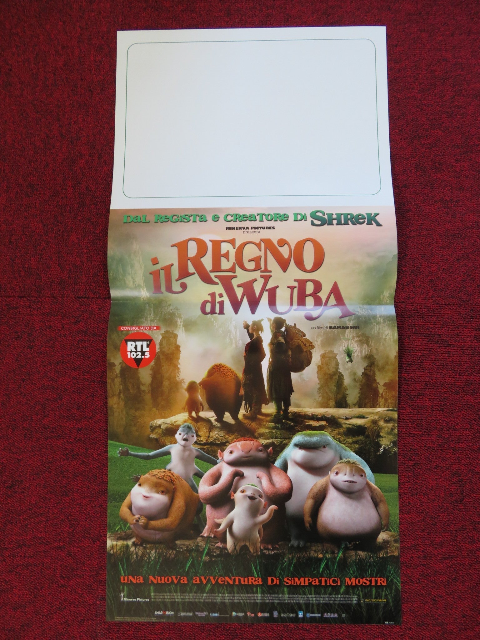 MONSTER HUNT ITALIAN LOCANDINA (27"x12.5") POSTER BAIHE BAI BORAN JING 2015 Rendezvous Cinema Movie posters