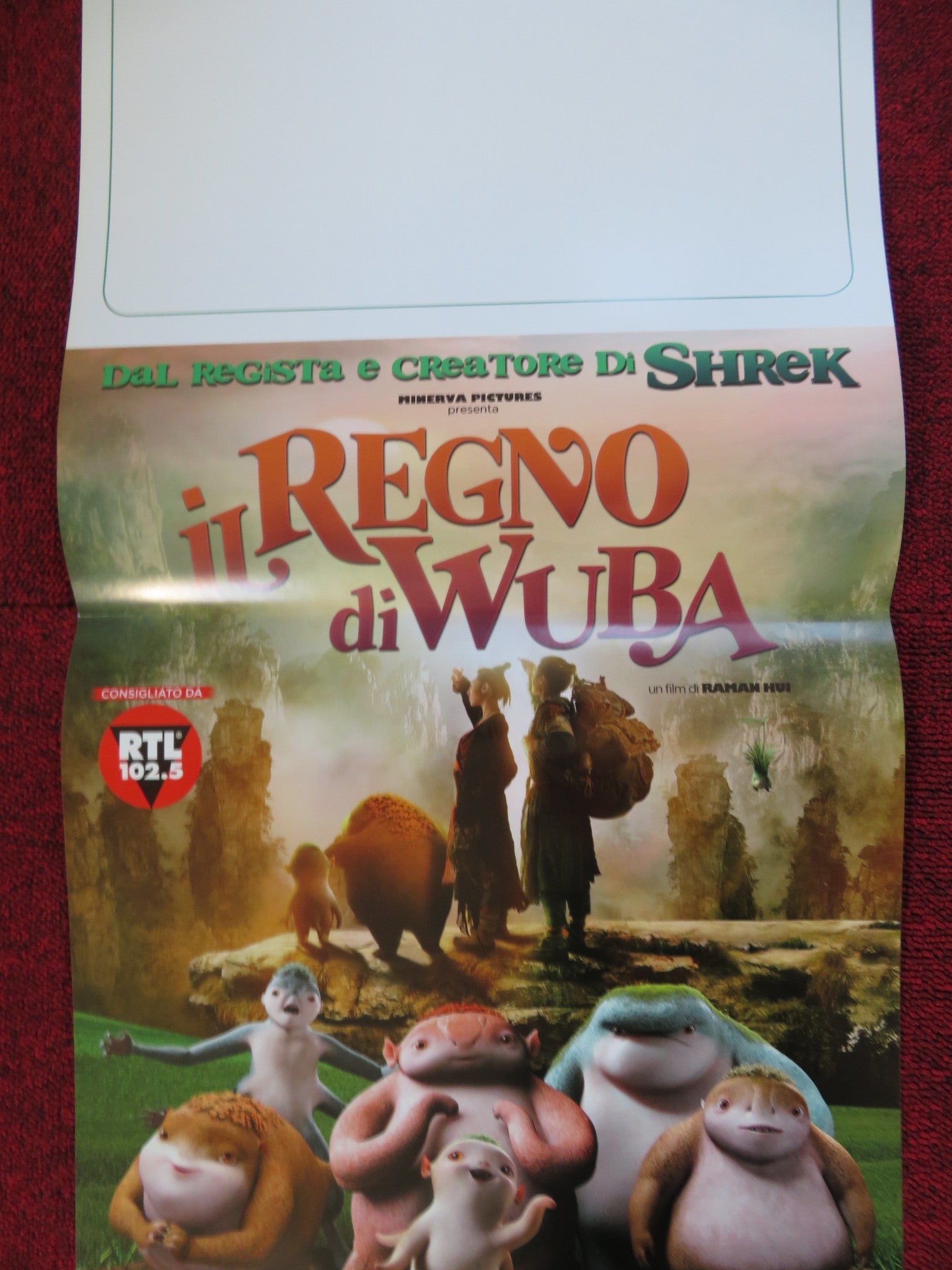 MONSTER HUNT ITALIAN LOCANDINA (27"x12.5") POSTER BAIHE BAI BORAN JING 2015 Rendezvous Cinema Movie posters