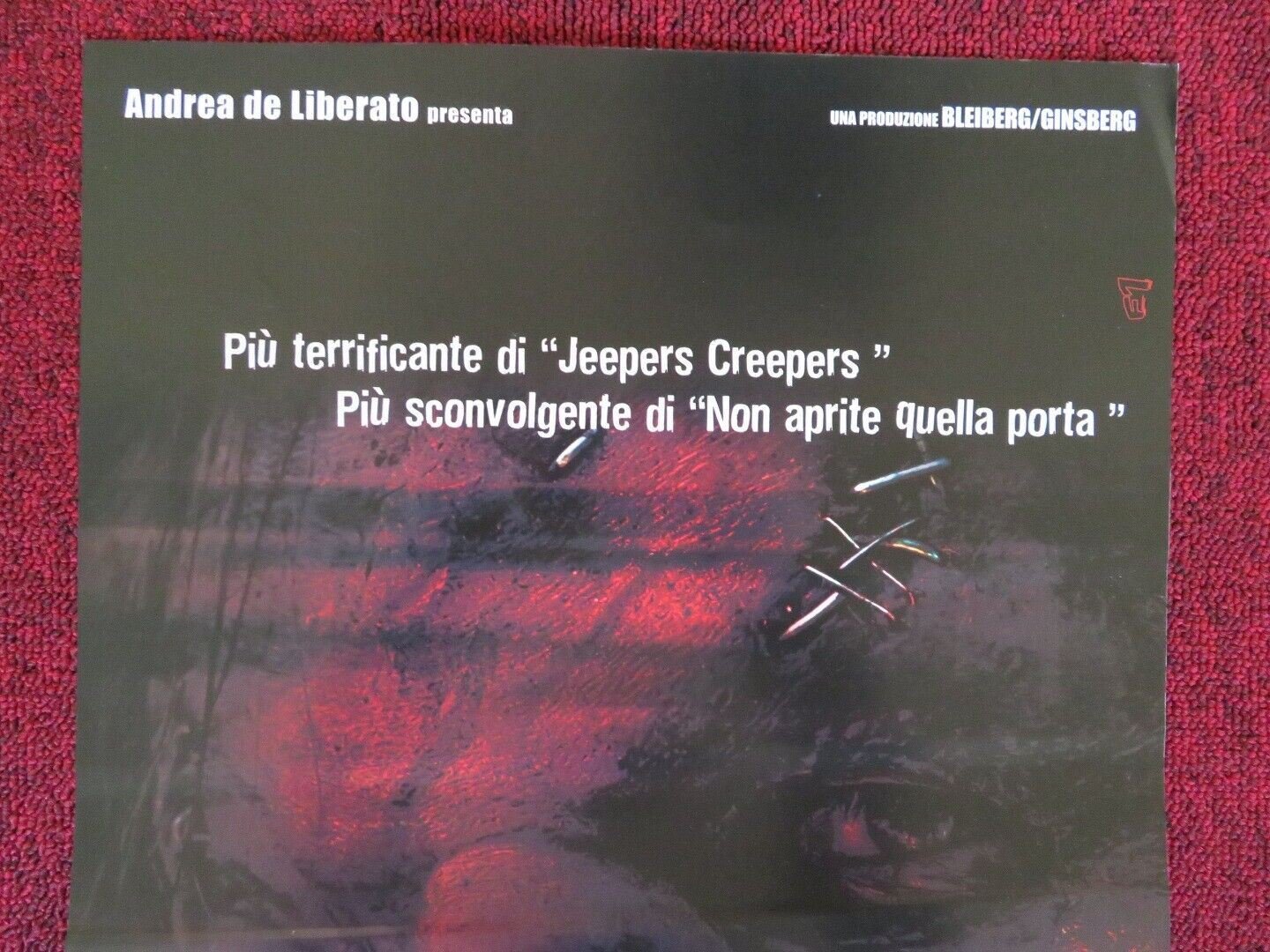 MONSTER MAN ITALIAN LOCANDINA (26.5"x12.5") POSTER ERIC JUNGMANN JUSTIN URICH - Rendezvous Cinema