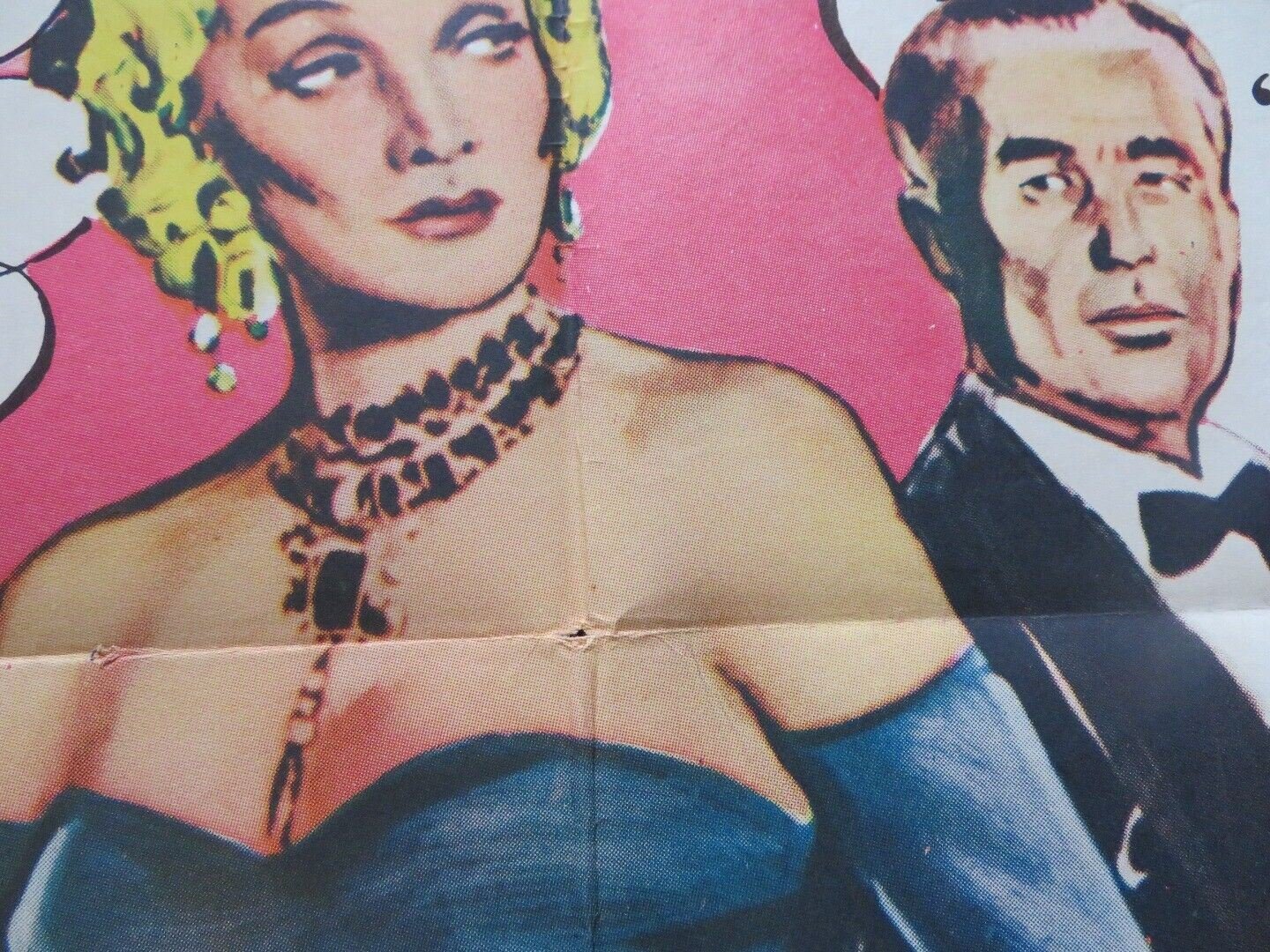MONTE CARLO STORY FOLDED US ONE SHEET POSTER MARLENE DIETRICH 1957 Movie posters