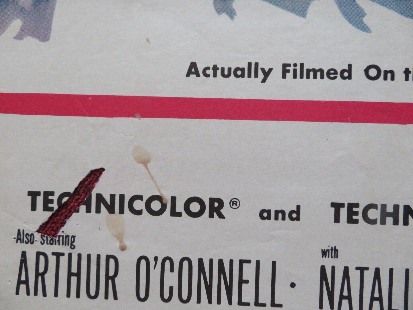 MONTE CARLO STORY FOLDED US ONE SHEET POSTER MARLENE DIETRICH 1957 Movie posters