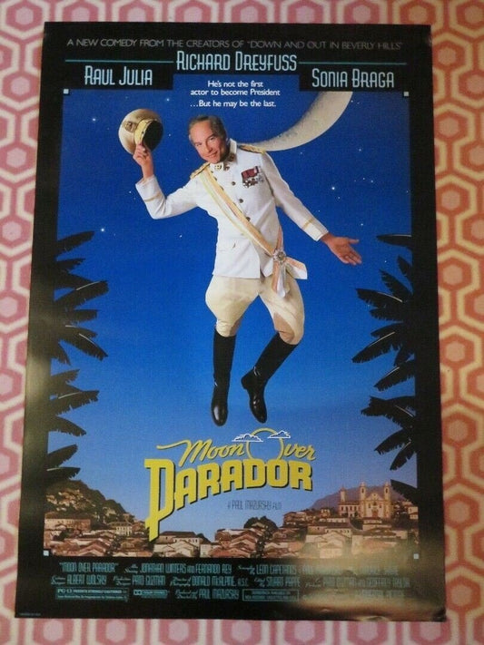 MOON OVER PARADOR US ONE SHEET ROLLED POSTER RICHARD DREYFUSS 1988 Movie posters