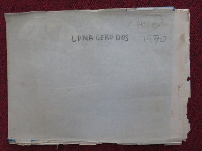 MOON ZERO TWO FOLDED SPANISH POSTER JAMES OLSON CATHERINE SCHELL 1969 Rendezvous Cinema Movie posters