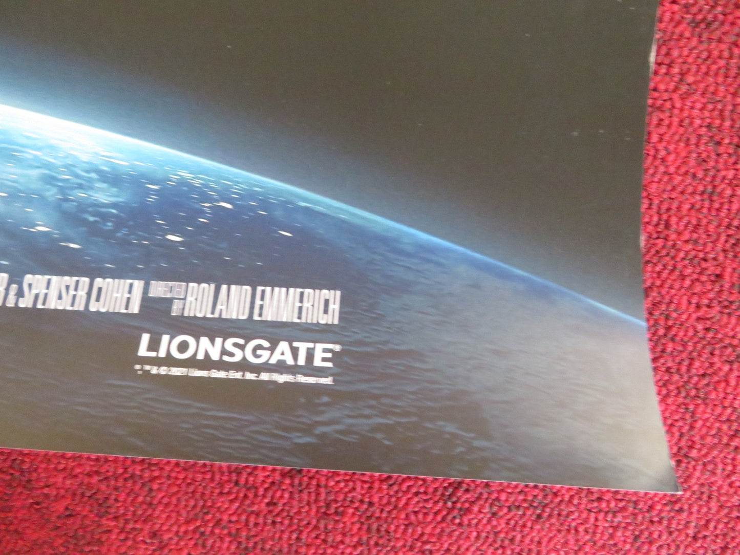 MOONFALL US ONE SHEET ROLLED POSTER HALLE BERRY PATRICK WILSON 2022 Rendezvous Cinema Movie posters