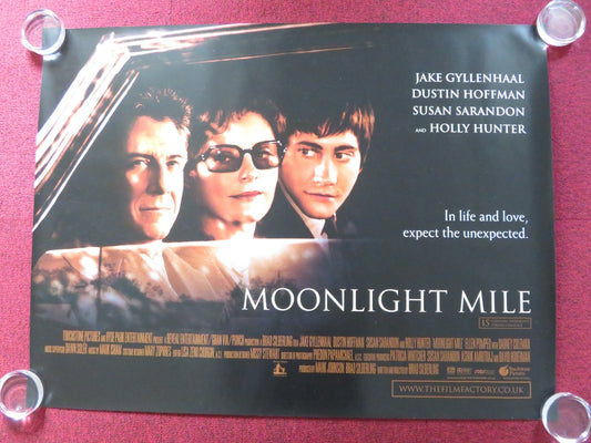 MOONLIGHT MILE UK QUAD (30"x 40") ROLLED POSTER JAKE GYLLENHAAL D. HOFFMAN 2002 Rendezvous Cinema Movie posters