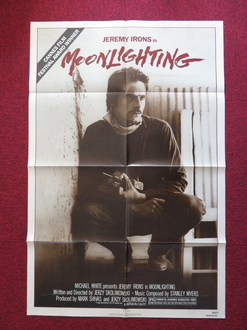 MOONLIGHTING US ONE SHEET POSTER JEREMY IRONS EUGENE LIPINSKI 1982 Movie posters