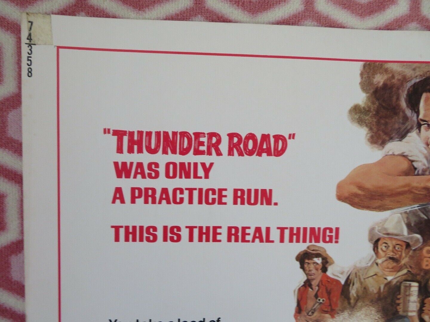 MOONRUNNERS US HALF SHEET (22"x 28") POSTER JAMES MITCHUM KIEL MARTIN 1975 - Rendezvous Cinema