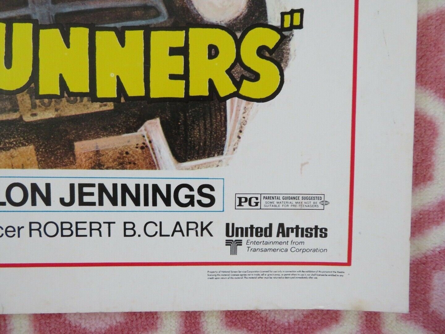 MOONRUNNERS US HALF SHEET (22"x 28") POSTER JAMES MITCHUM KIEL MARTIN 1975 - Rendezvous Cinema