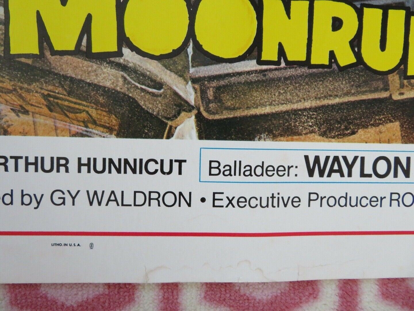 MOONRUNNERS US HALF SHEET (22"x 28") POSTER JAMES MITCHUM KIEL MARTIN 1975 - Rendezvous Cinema