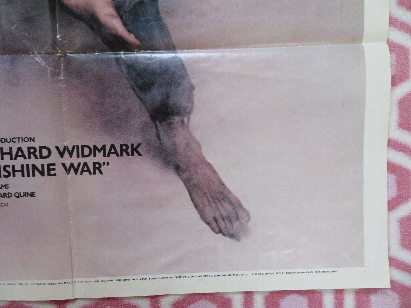 MOONSHINE WAR US ONE SHEET POSTER PATRICK MCGOOHAN RICHARD WIDMARK 1970 Movie posters