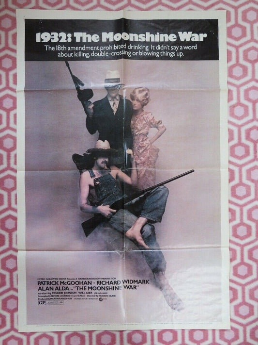 MOONSHINE WAR US ONE SHEET POSTER PATRICK MCGOOHAN RICHARD WIDMARK 1970 Movie posters