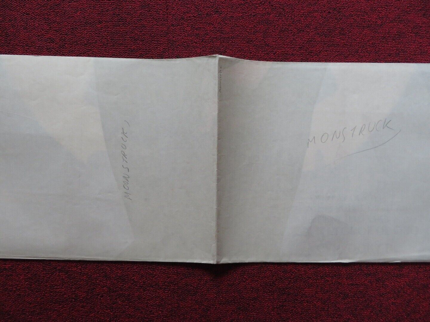 MOONSTRUCK FOLDED ARGENTINA ONE SHEET POSTER CHER NICOLAS CAGE 1987 Movie posters