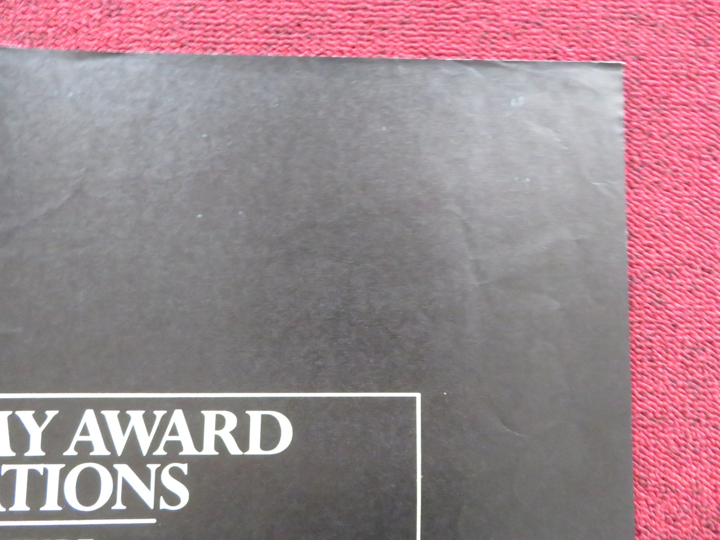 MOONSTRUCK UK QUAD POSTER FOLDED CHER NICOLAS CAGE 1987 Rendezvous Cinema Movie posters