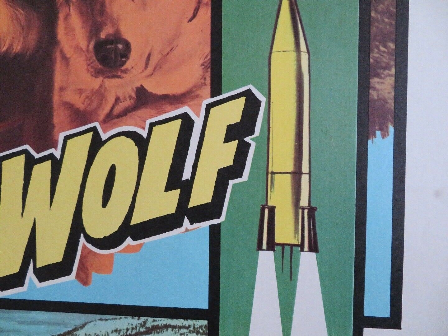 MOONWOLF 30"x 40" ON CARD ROLLED POSTER CARL MOEHNER ANN SAVO R1966 Movie posters
