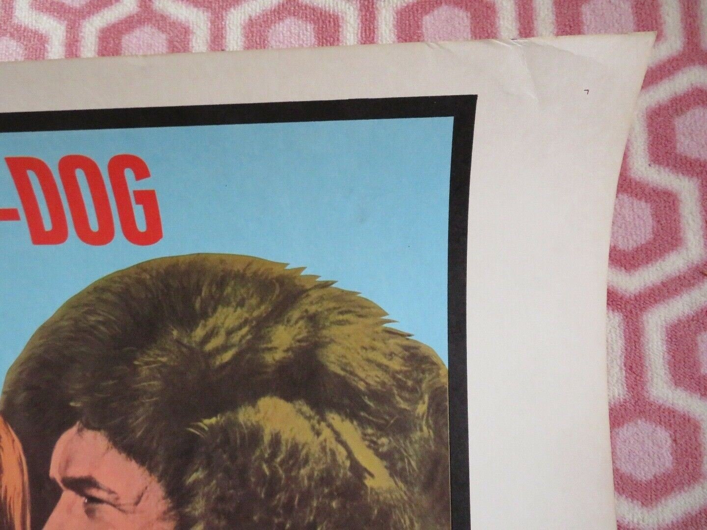 MOONWOLF 30"x 40" ON CARD ROLLED POSTER CARL MOEHNER ANN SAVO R1966 Movie posters