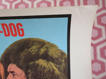 MOONWOLF 30"x 40" ON CARD ROLLED POSTER CARL MOEHNER ANN SAVO R1966 Movie posters