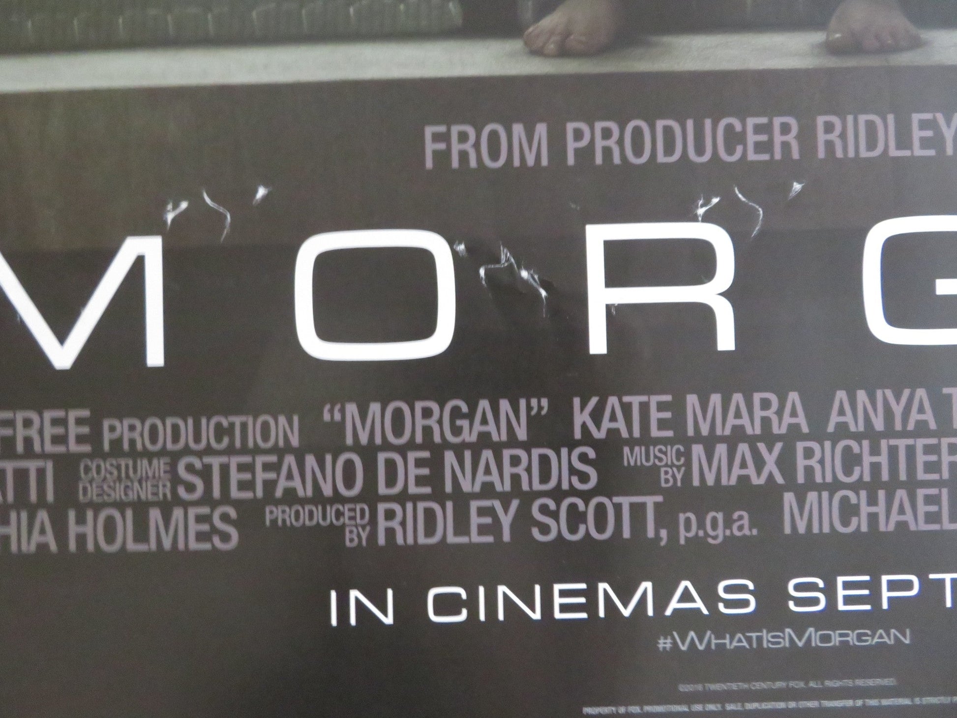 MORGAN UK QUAD (30"x 40") ROLLED POSTER ANYA TAYLOR - JOY KATE MARA 2016 Rendezvous Cinema Movie posters