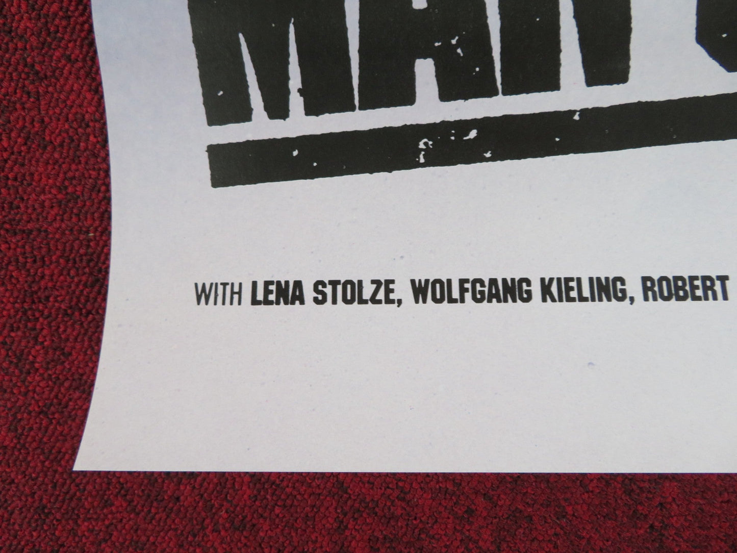 MORGEN IN ALABAMA US ONE SHEET ROLLED POSTER MAXMILIAN SCHELL LENA STOLZE 1984 Rendezvous Cinema Movie posters