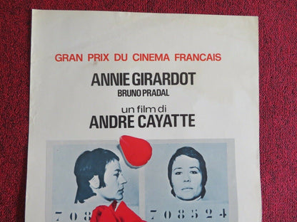 MORIRE D'AMORE / Mourir d'aimer... ITALIAN LOCANDINA (27.5"x13") POSTER 1971 Movie posters