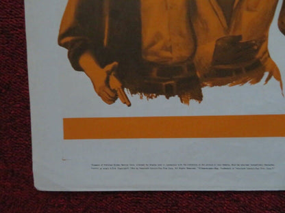 MORO WITCH DOCTOR FOLDED US ONE SHEET POSTER JACK MAHONEY MARGIA DEAN 1964 Movie posters