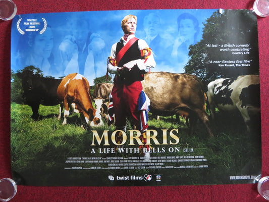 MORRIS: A LIFE WITH BELLS ON UK QUAD (30"x 40") ROLLED POSTER LUCY AKHURST 2009 Rendezvous Cinema Movie posters