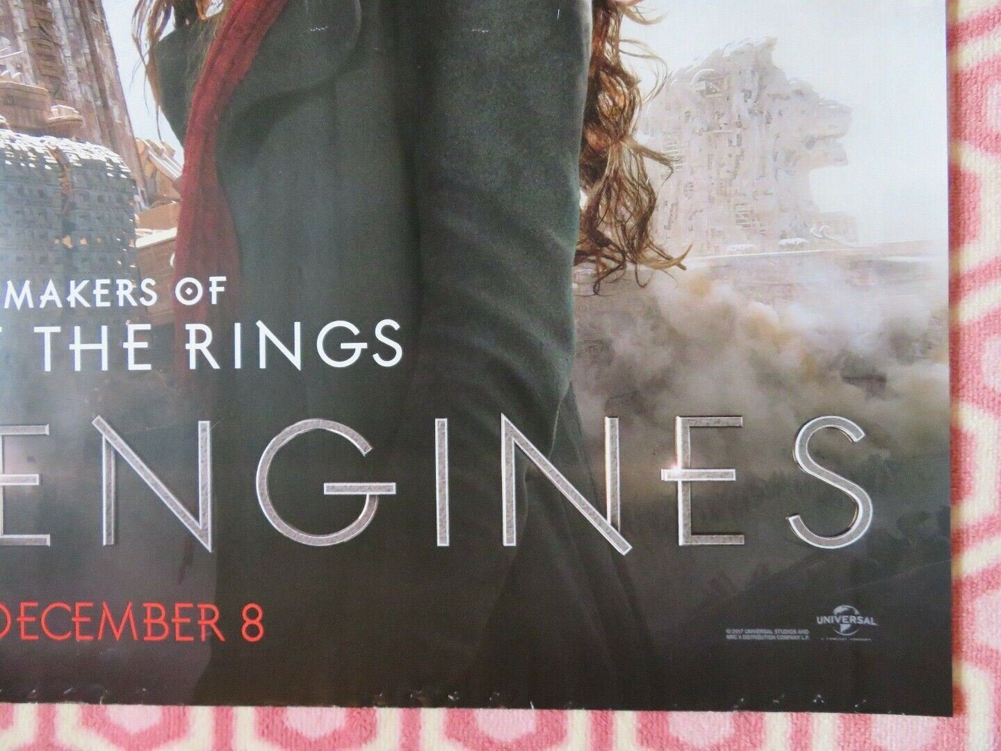 MORTAL ENGINES QUAD (30"x 40") ROLLED POSTER ROBERT SHEEHAN HERA HILMAR 2018 Rendezvous Cinema Movie posters