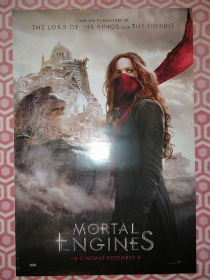 MORTAL ENGINES UK ONE SHEET (27"x 41") ROLLED POSTER HERA HILMAR ROBERT SHEEHAN - Rendezvous Cinema