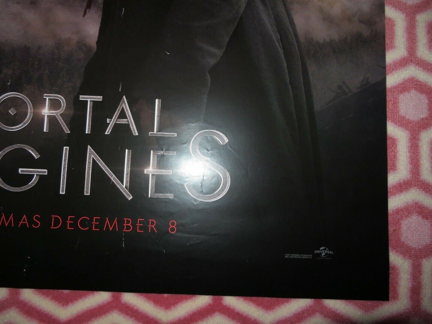 MORTAL ENGINES UK ONE SHEET (27"x 41") ROLLED POSTER HERA HILMAR ROBERT SHEEHAN - Rendezvous Cinema