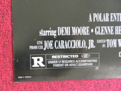 MORTAL THOUGHTS FOLDED US ONE SHEET POSTER BRUCE WILLIS DEMI MOORE 1991 Rendezvous Cinema Movie posters