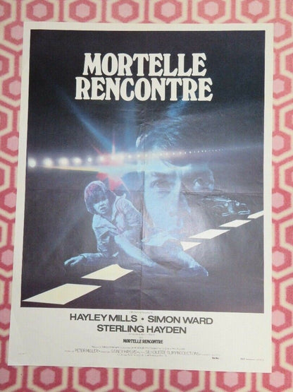 MORTELLE RENCONTRE/ Deadly Strangers FRENCH (23" x 30.5") POSTER HAYLEY MILLS - Rendezvous Cinema