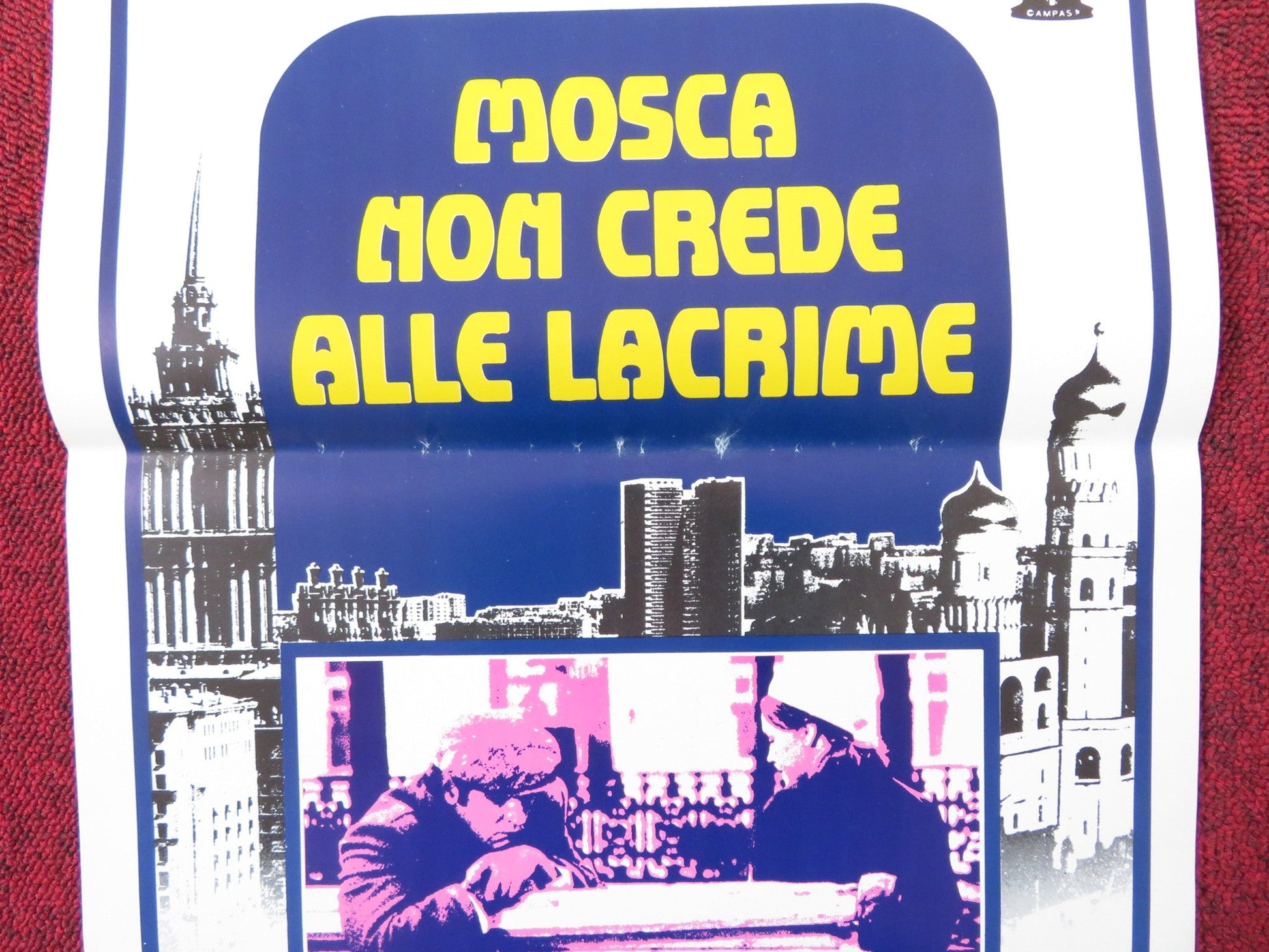 MOSCOW DOES NOT BELIEVE IN TEARS ITALIAN LOCANDINA POSTER VERA ALENTOVA 1980 Rendezvous Cinema Movie posters
