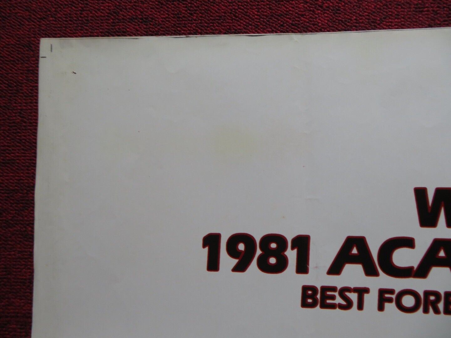 MOSCOW DOES NOT BELIEVE IN TEARS US ONE SHEET POSTER VERA ALENTOVA 1981 - Rendezvous Cinema