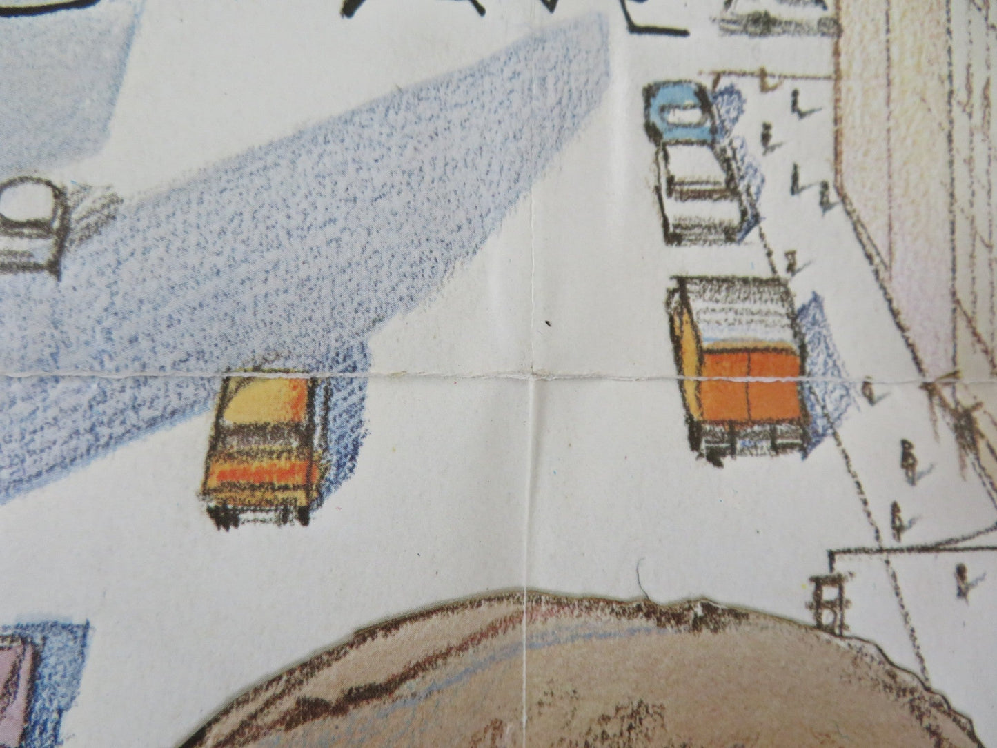 MOSCOW ON THE HUDSON FOLDED US ONE SHEET POSTER ROBIN WILLIAMS 1984 Rendezvous Cinema Movie posters