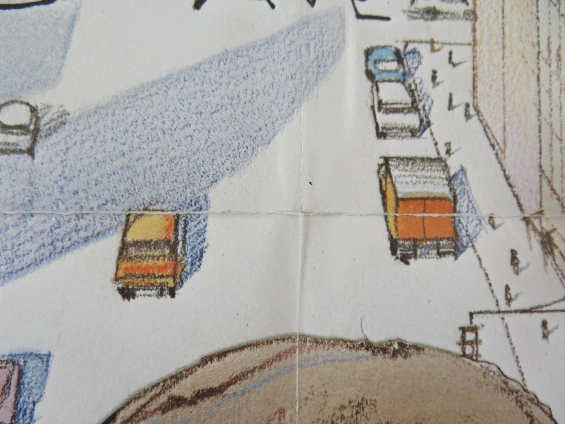 MOSCOW ON THE HUDSON FOLDED US ONE SHEET POSTER ROBIN WILLIAMS 1984 Rendezvous Cinema Movie posters