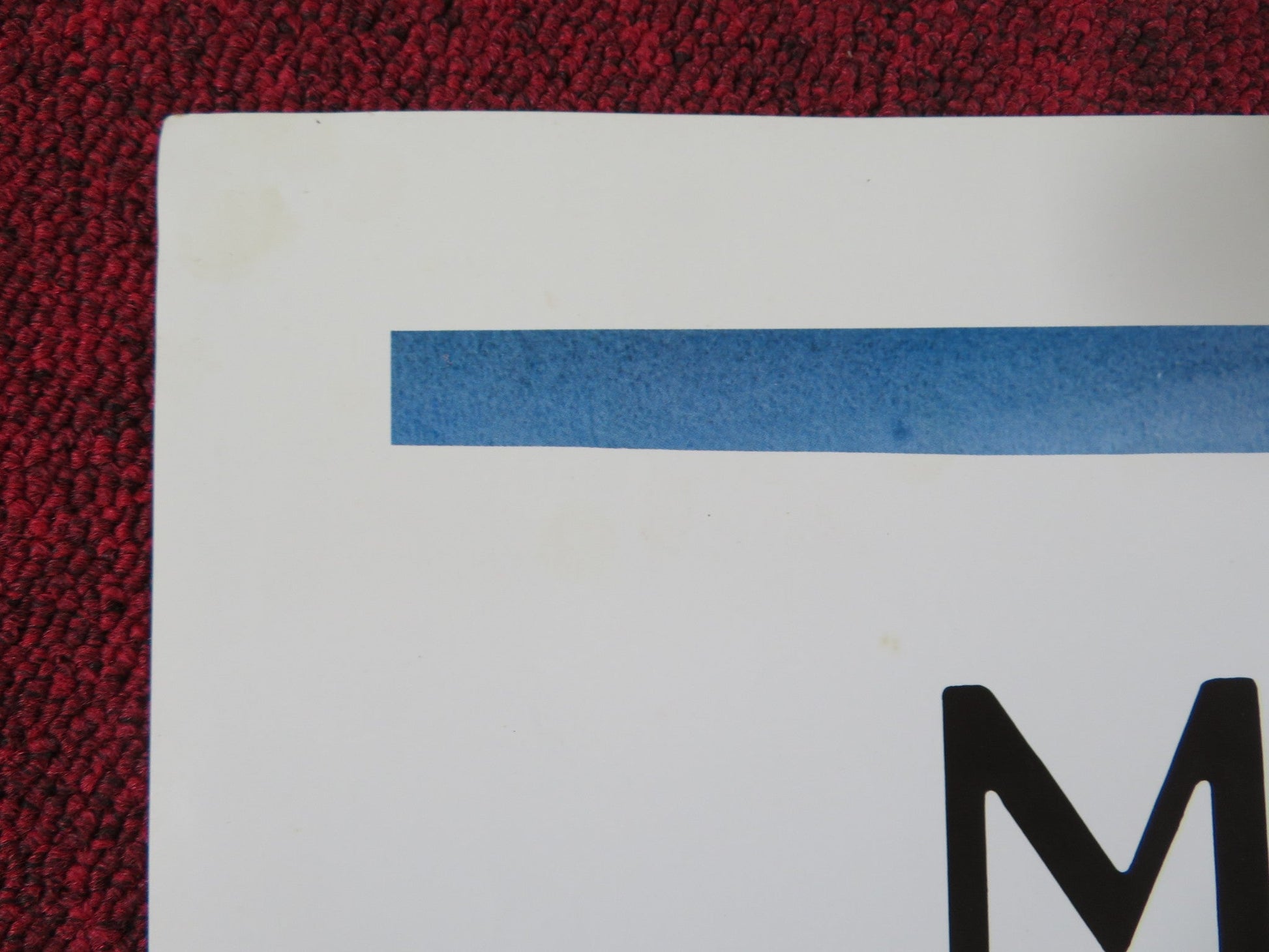 MOSCOW ON THE HUDSON FOLDED US ONE SHEET POSTER ROBIN WILLIAMS 1984 Rendezvous Cinema Movie posters