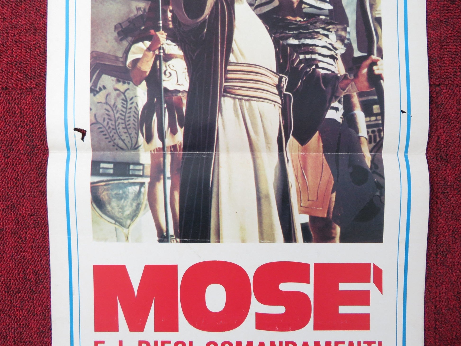 MOSE' E I DIECI COMANDAMENTI ITALIAN LOCANDINA POSTER JOHN MARLEY 1979 Rendezvous Cinema Movie posters
