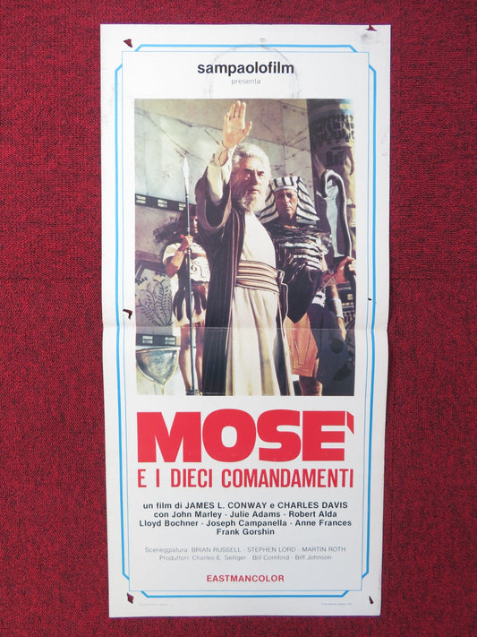 MOSE' E I DIECI COMANDAMENTI ITALIAN LOCANDINA POSTER JOHN MARLEY 1979 Rendezvous Cinema Movie posters