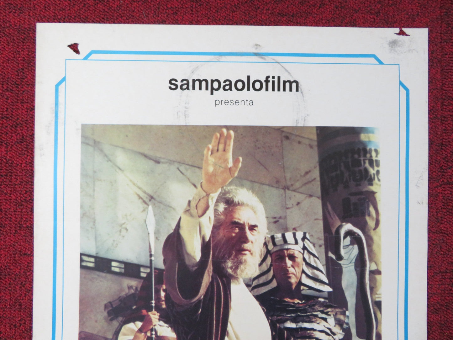 MOSE' E I DIECI COMANDAMENTI ITALIAN LOCANDINA POSTER JOHN MARLEY 1979 Rendezvous Cinema Movie posters