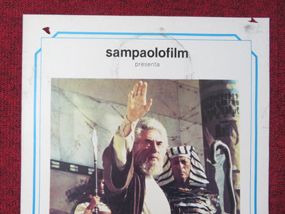 MOSE' E I DIECI COMANDAMENTI ITALIAN LOCANDINA POSTER JOHN MARLEY 1979 Rendezvous Cinema Movie posters