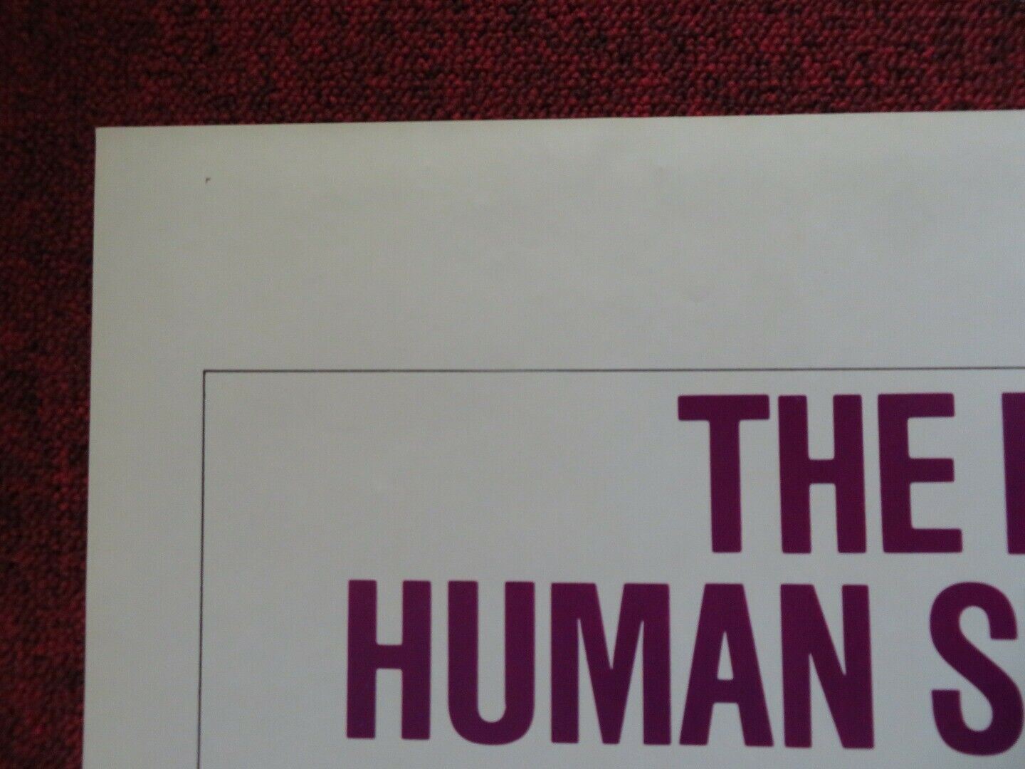 MOSES THE LAWGIVER TV MINI - SERIES FOLDED US ONE SHEET POSTER 1976 Movie posters