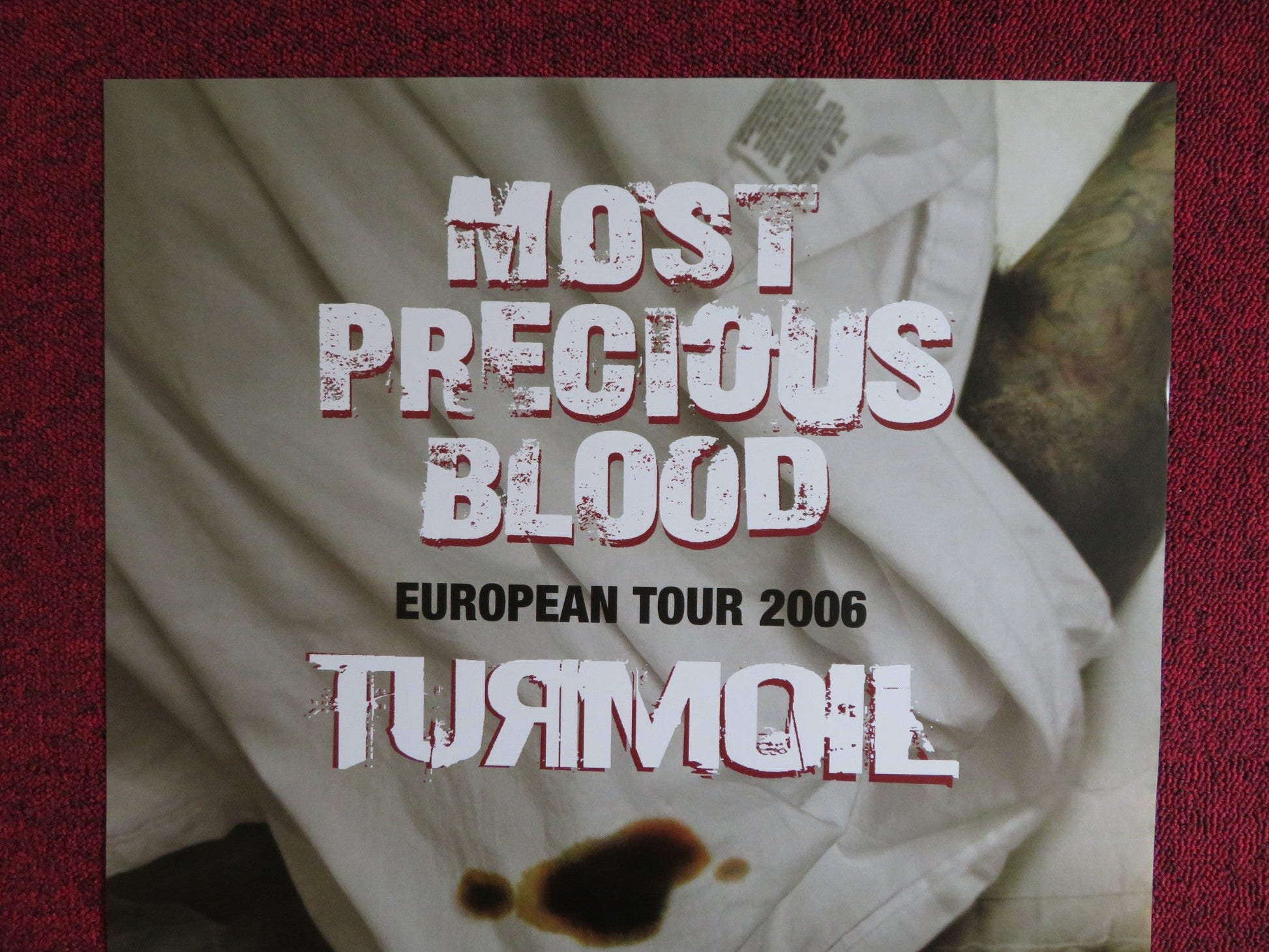 MOST PRECIOUS BLOOD / TURMOIL US MUSIC PROMO TOUR POSTER 2006 Rendezvous Cinema Movie posters