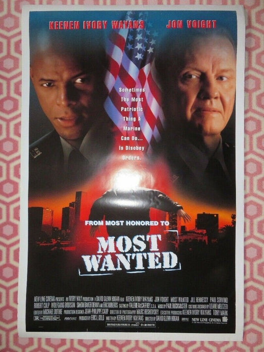 MOST WANTED US ONE SHEET ROLLED POSTER KEENEN IVORY WAYANS JON VOIGHT Movie posters