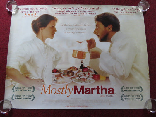 MOSTLY MARTHA UK QUAD (30"x 40") ROLLED POSTER SERGIO CASTELLLITTO 2001 Rendezvous Cinema Movie posters