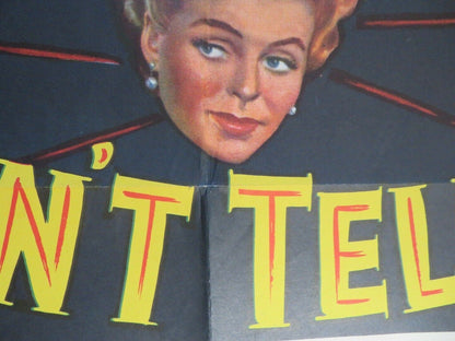 MOTHER DIDN'T TELL ME FOLDED US ONE SHEET POSTER DORTHY MCGUIRE 1950 Movie posters