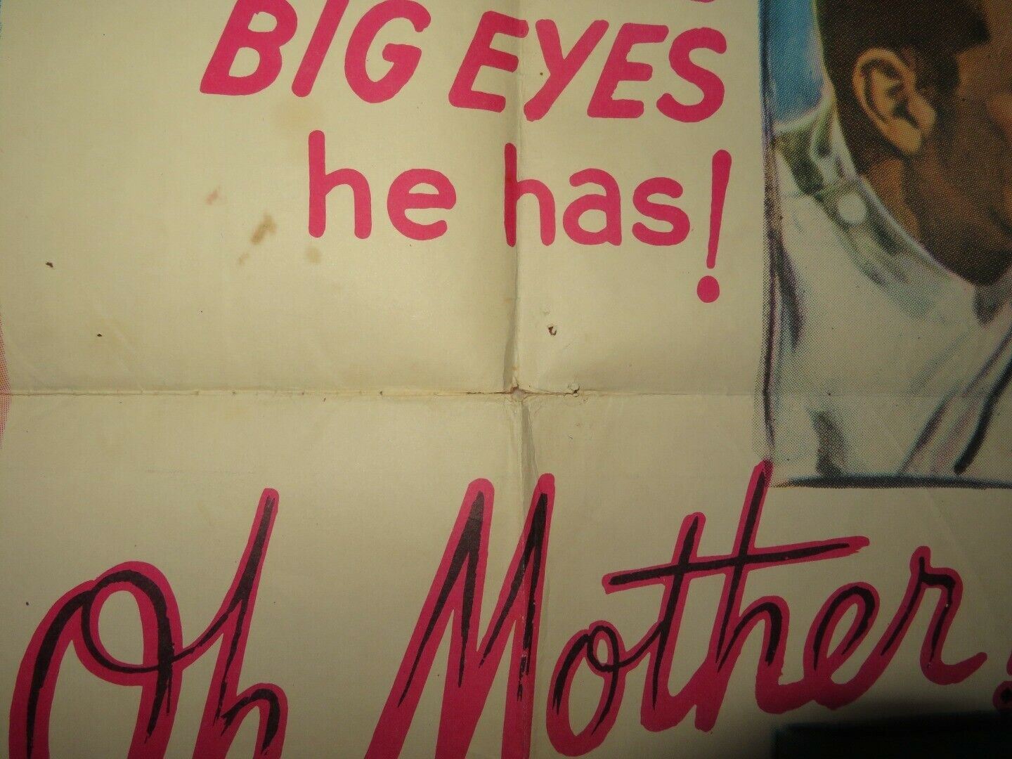 MOTHER DIDN'T TELL ME FOLDED US ONE SHEET POSTER DORTHY MCGUIRE 1950 Movie posters