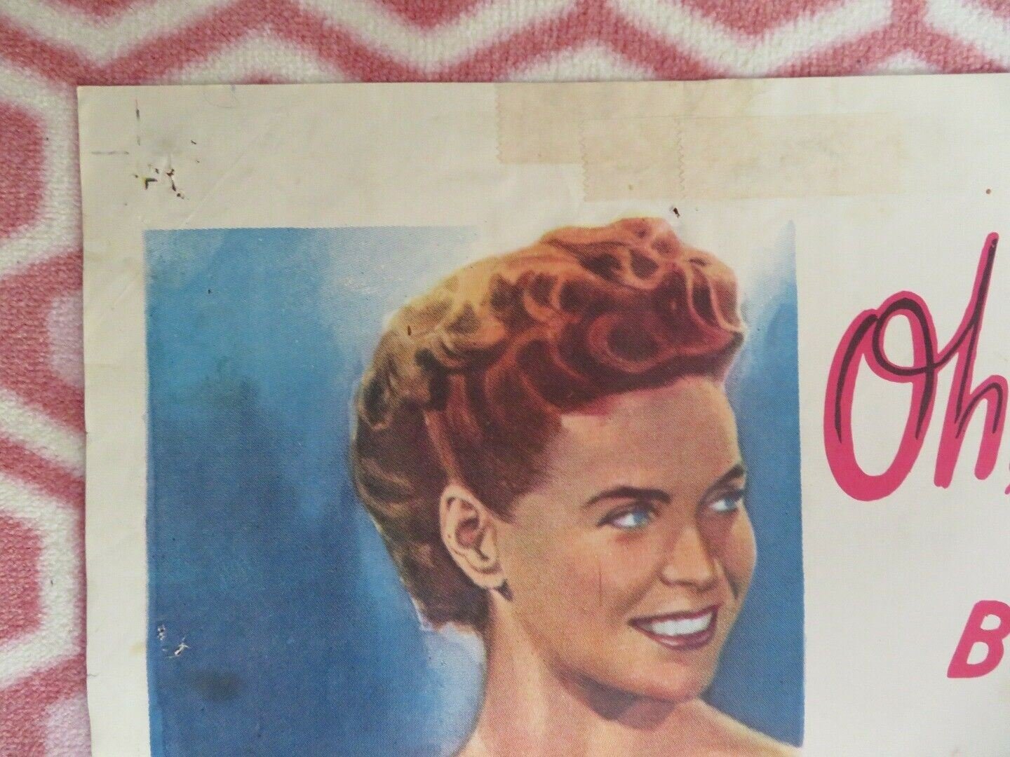 MOTHER DIDN'T TELL ME FOLDED US ONE SHEET POSTER DORTHY MCGUIRE 1950 Movie posters