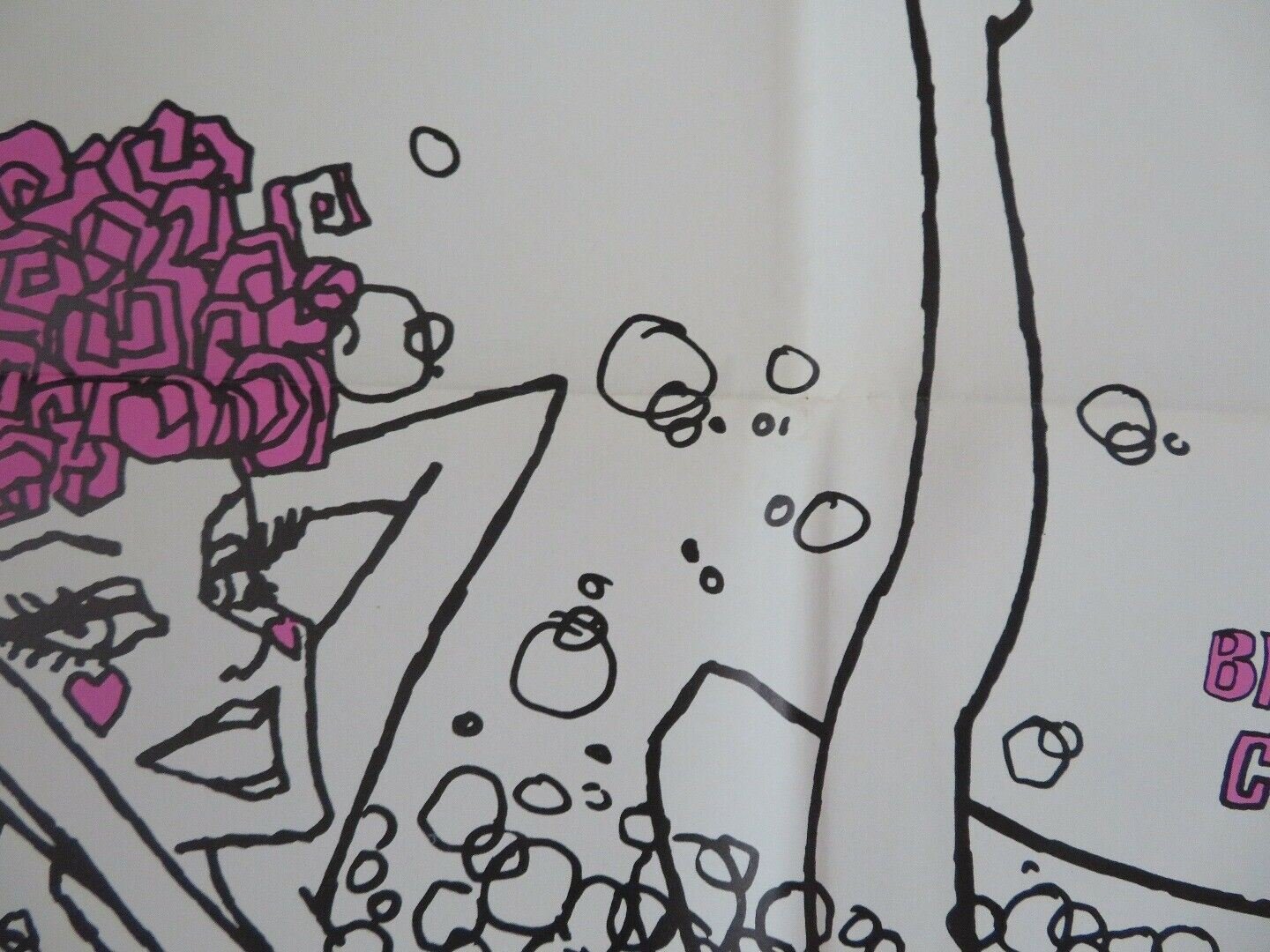 MOTHER GOOSE A GO - GO / UNKISSED BRIDE ONE SHEET POSTER TOM KIRK 1966 Movie posters